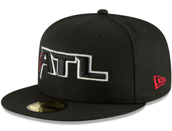 Atlanta Falcons Hat Black New Era Omaha 59FIFTY