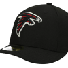 Atlanta Falcons Hat Black New Era Omaha Low Profile 59FIFTY Fitted