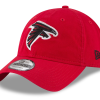 Atlanta Falcons Hat Red New Era Logo Core Classic 2.0 9TWENTY Adjustable