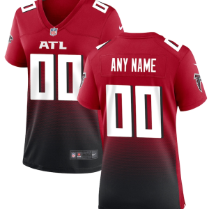 Atlanta Falcons Jersey - Red Nike Women's Alternate Custom Game