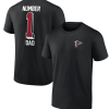 Atlanta Falcons T-Shirt - Black Fanatics Branded Number One Dad