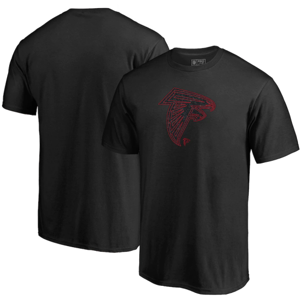 Atlanta Falcons T-Shirt - Black NFL Pro Line by Fanatics Branded Training Camp Hookup