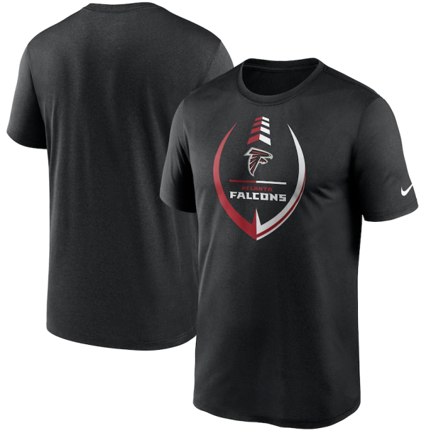 Atlanta Falcons T-Shirt - Black Nike Icon Legend Performance