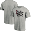 Atlanta Falcons T-Shirt - Heather Gray NFL Pro Line by Fanatics Branded Falcons vs. All Y'all