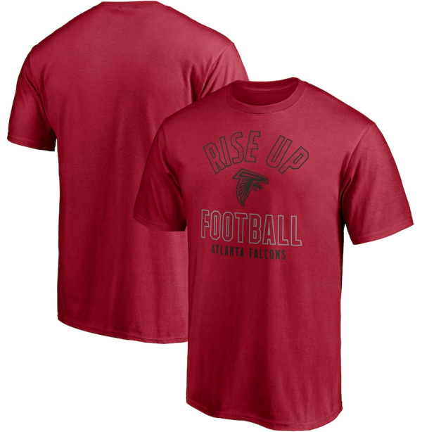 Atlanta Falcons T-Shirt - Red Fanatics Branded Hometown Rise Up
