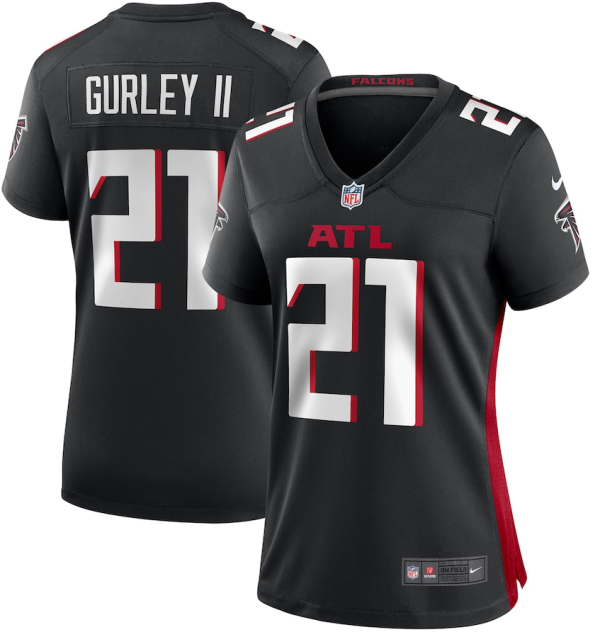 Todd Gurley II Atlanta Falcons Jersey - Black Nike Women's Player Game